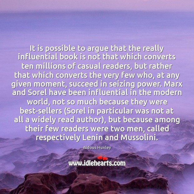 It is possible to argue that the really influential book is not Image