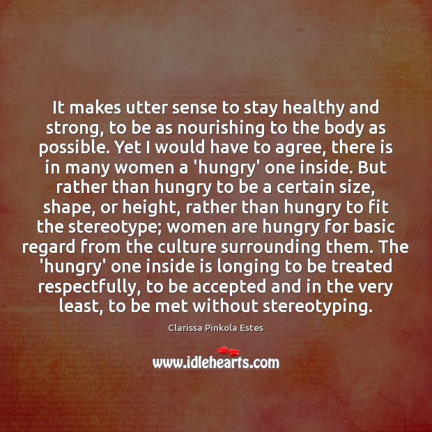 It makes utter sense to stay healthy and strong, to be as Image