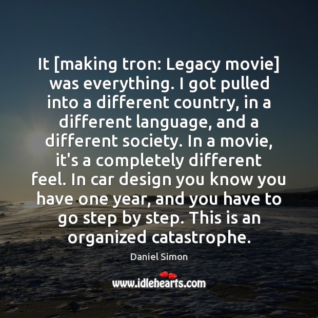 It [making tron: Legacy movie] was everything. I got pulled into a Image