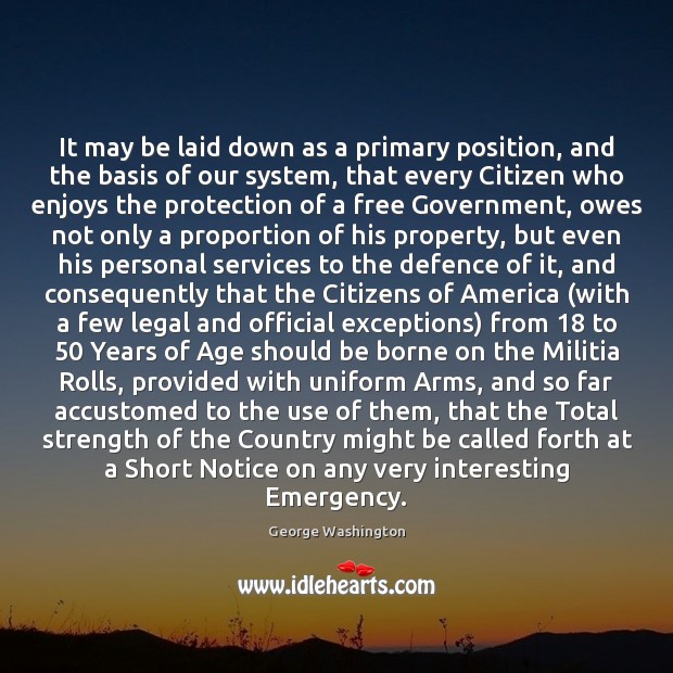 It may be laid down as a primary position, and the basis Legal Quotes Image