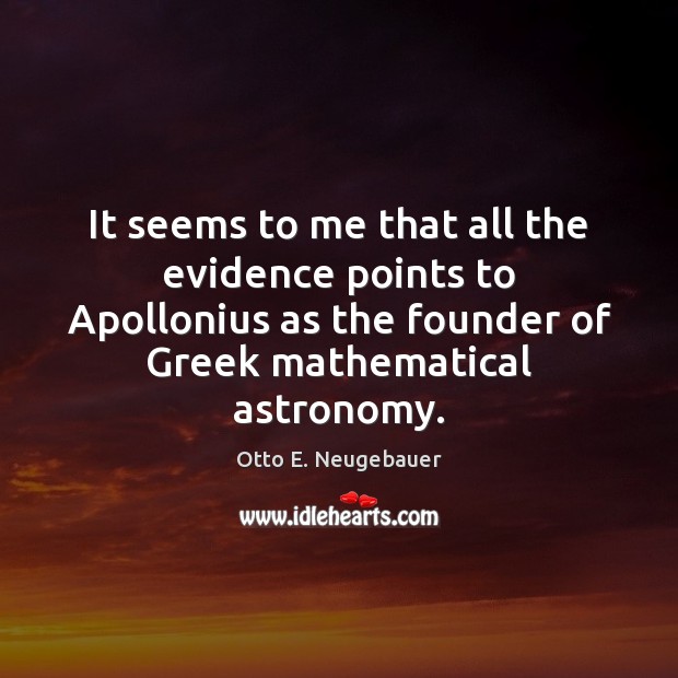 It seems to me that all the evidence points to Apollonius as Image