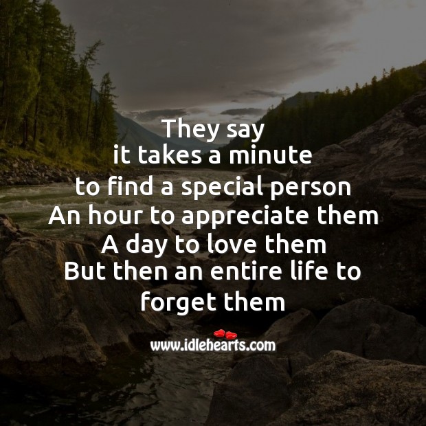 It takes an entire life to forget them Image