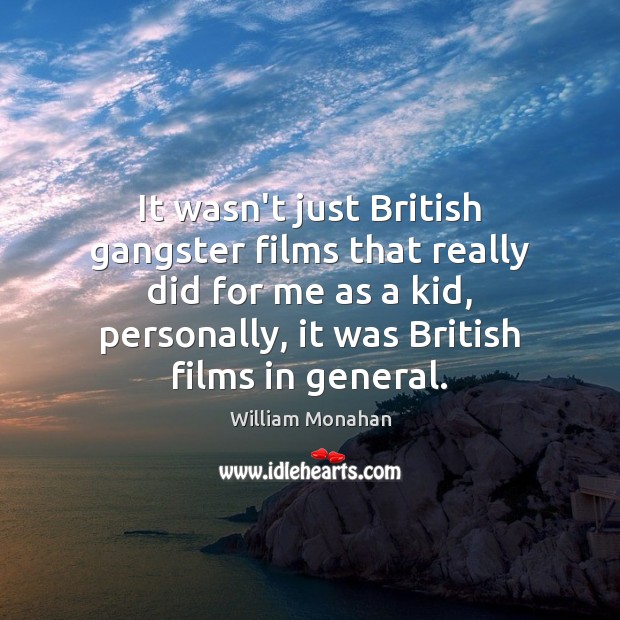 It wasn’t just British gangster films that really did for me as Image