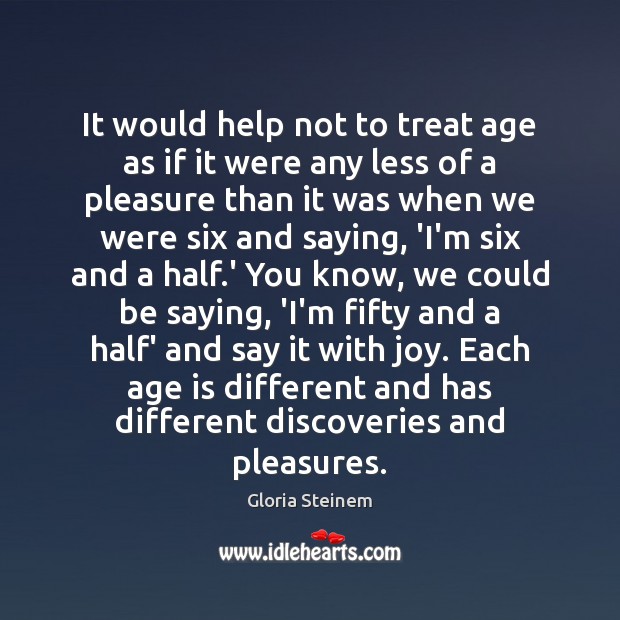 It would help not to treat age as if it were any Image