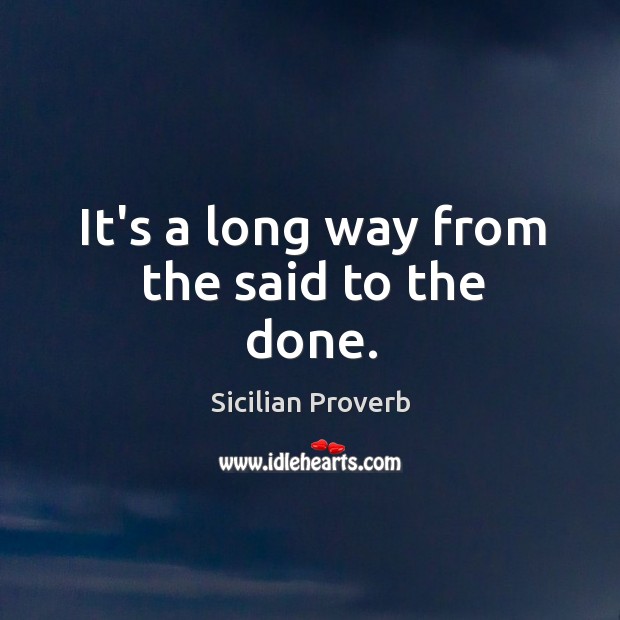 Sicilian Proverbs