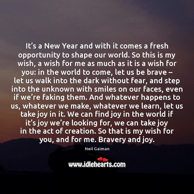 It’s a New Year and with it comes a fresh opportunity Opportunity Quotes Image