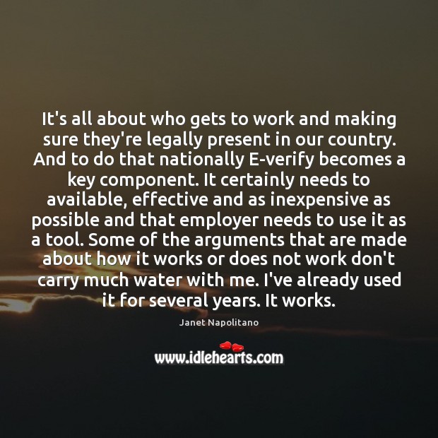 It’s all about who gets to work and making sure they’re legally Water Quotes Image