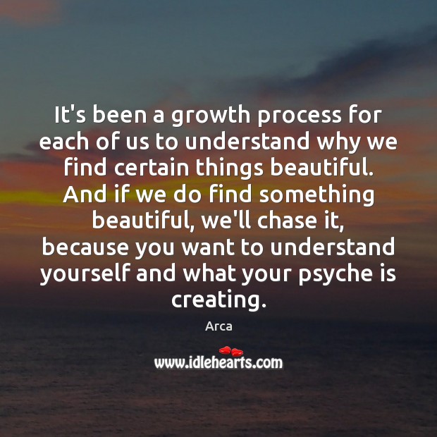 It’s been a growth process for each of us to understand why Image