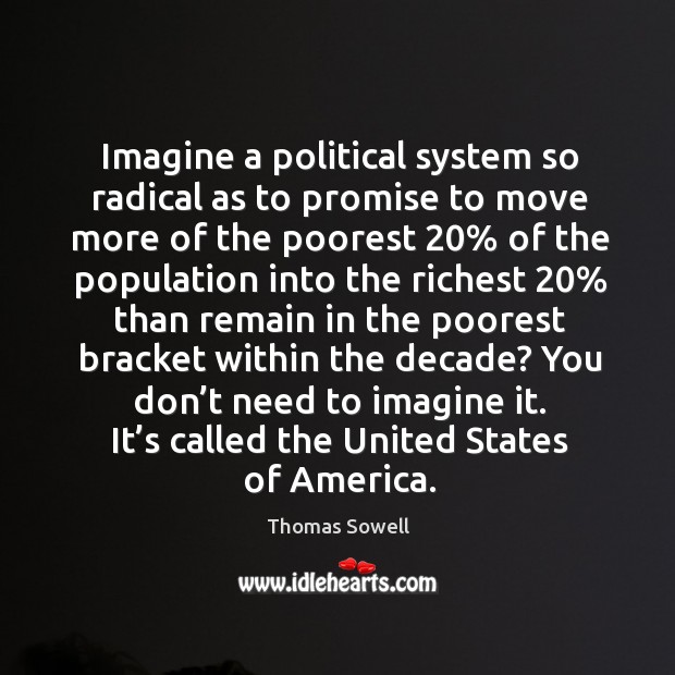 It’s called the united states of america. Thomas Sowell Picture Quote