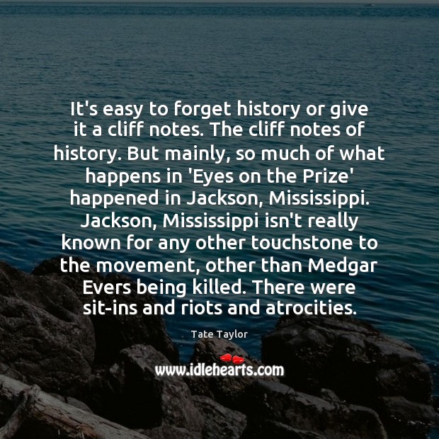 It’s easy to forget history or give it a cliff notes. The Image