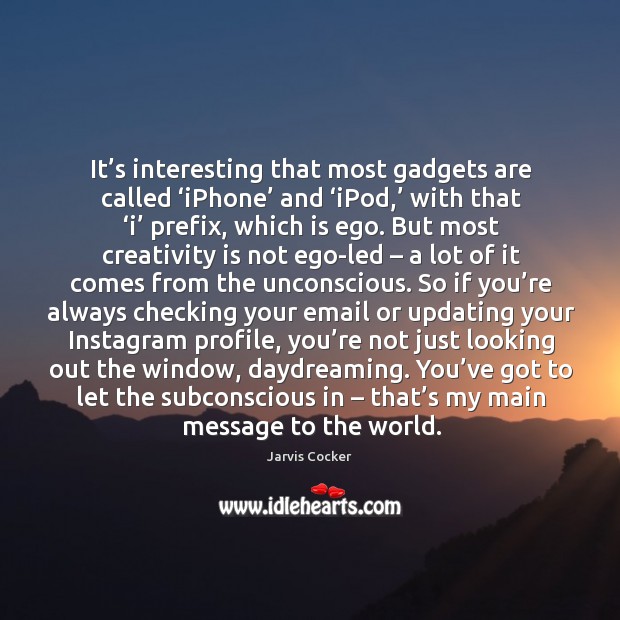 It’s interesting that most gadgets are called ‘iPhone’ and ‘iPod,’ with Image