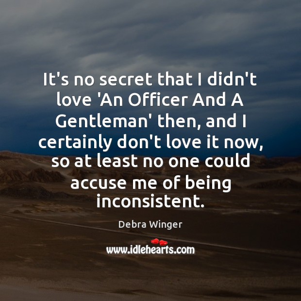 It’s no secret that I didn’t love ‘An Officer And A Gentleman’ Image
