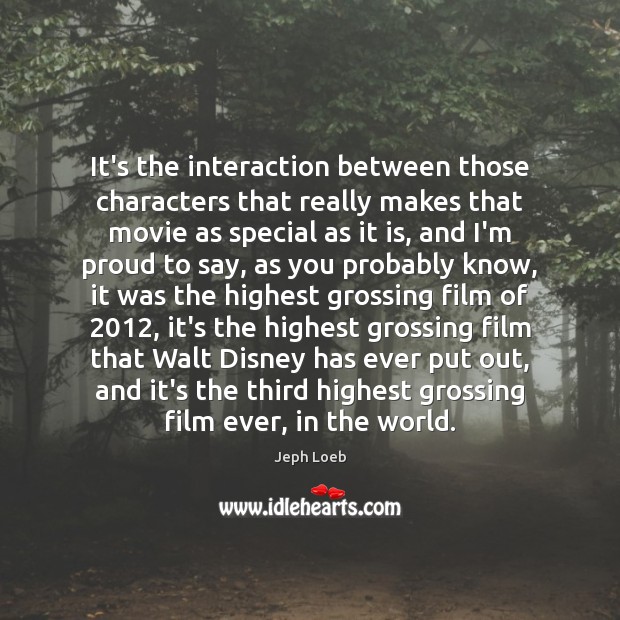 It’s the interaction between those characters that really makes that movie as Image
