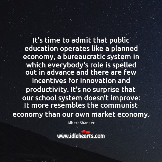 It’s time to admit that public education operates like a planned economy, Image