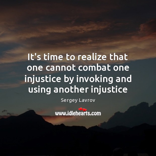 It’s time to realize that one cannot combat one injustice by invoking Image