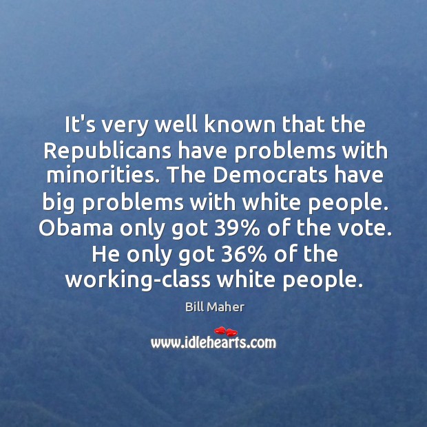 It’s very well known that the Republicans have problems with minorities. The Image