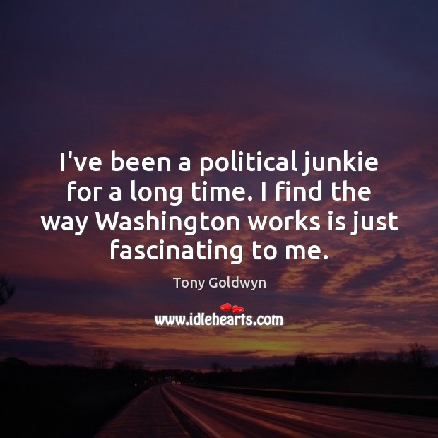 I’ve been a political junkie for a long time. I find the Image
