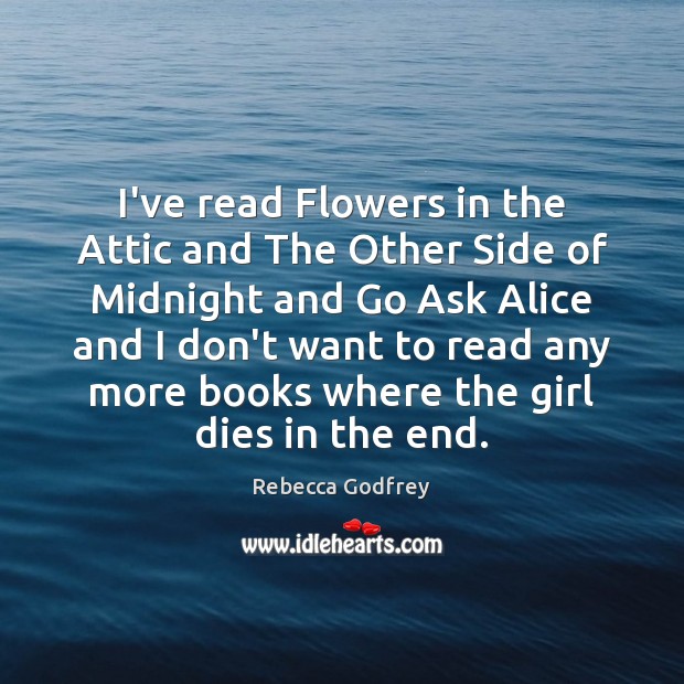 I’ve read Flowers in the Attic and The Other Side of Midnight Image