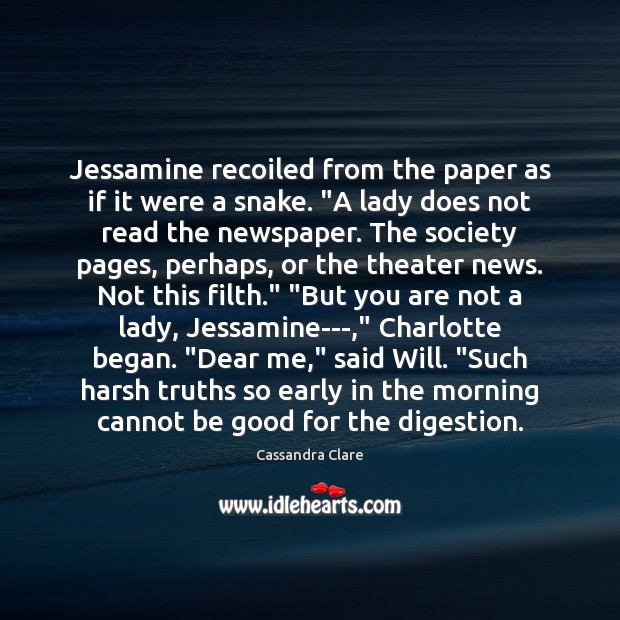 Jessamine recoiled from the paper as if it were a snake. “A Image