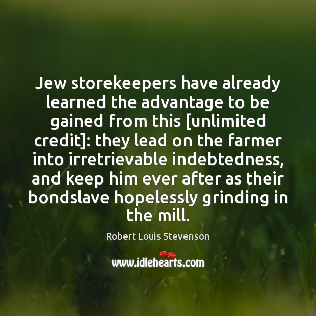 Jew storekeepers have already learned the advantage to be gained from this [ Image