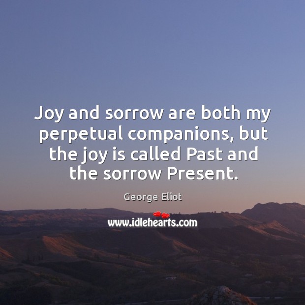 Joy and sorrow are both my perpetual companions, but the joy is Image