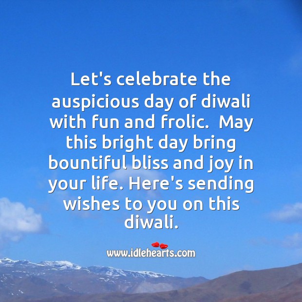 Joy in your life Diwali Messages Image