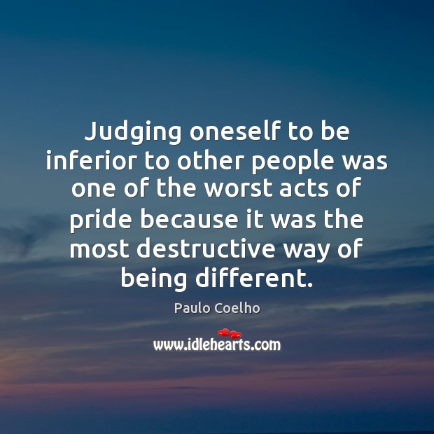 Judging oneself to be inferior to other people was one of the Image