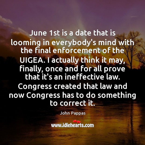 June 1st is a date that is looming in everybody’s mind with Image
