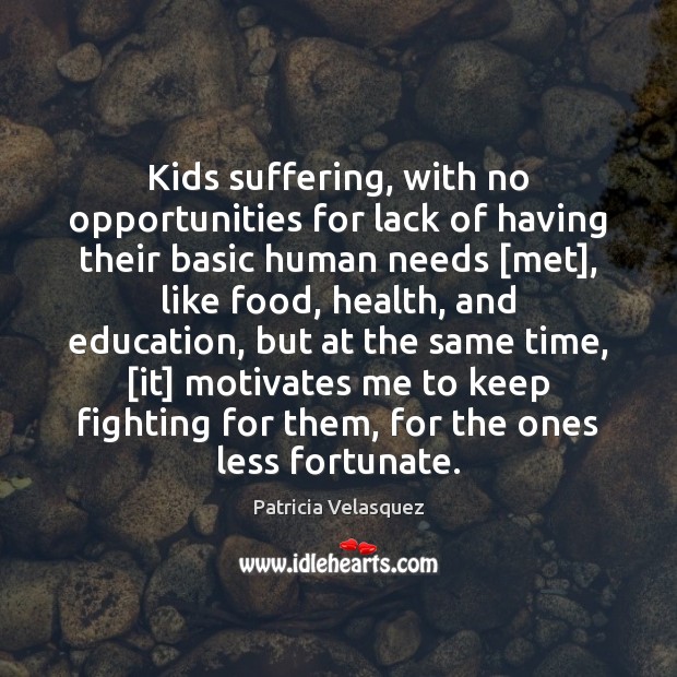 Kids suffering, with no opportunities for lack of having their basic human Image