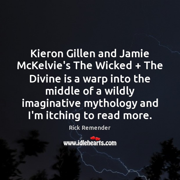 Kieron Gillen and Jamie McKelvie’s The Wicked + The Divine is a warp Image