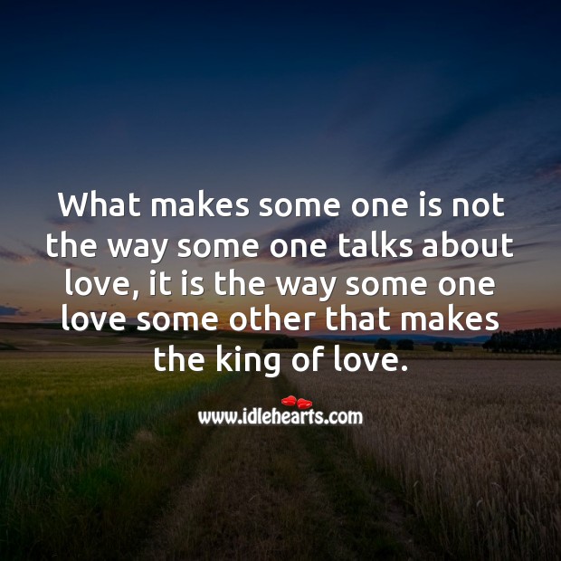 King of love Love Messages Image