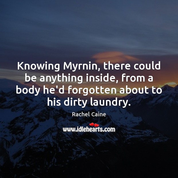 Knowing Myrnin, there could be anything inside, from a body he’d forgotten Image