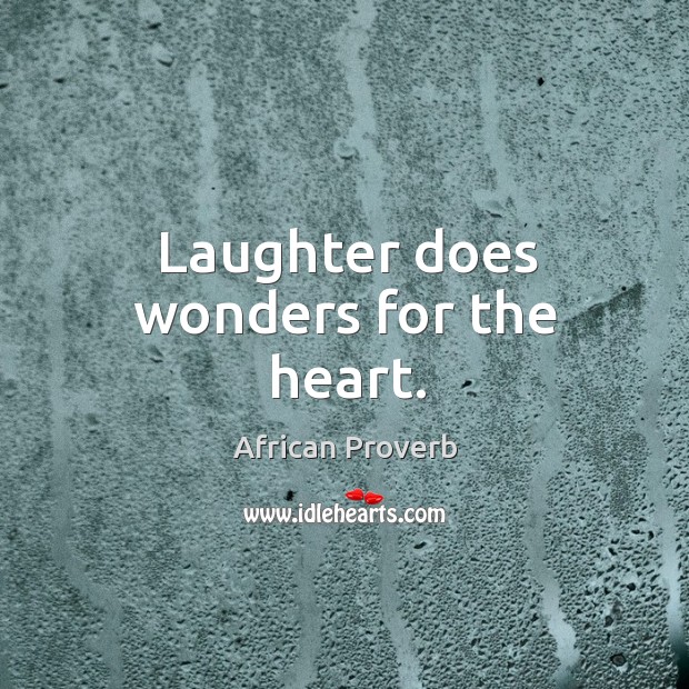 Laughter does wonders for the heart. Image