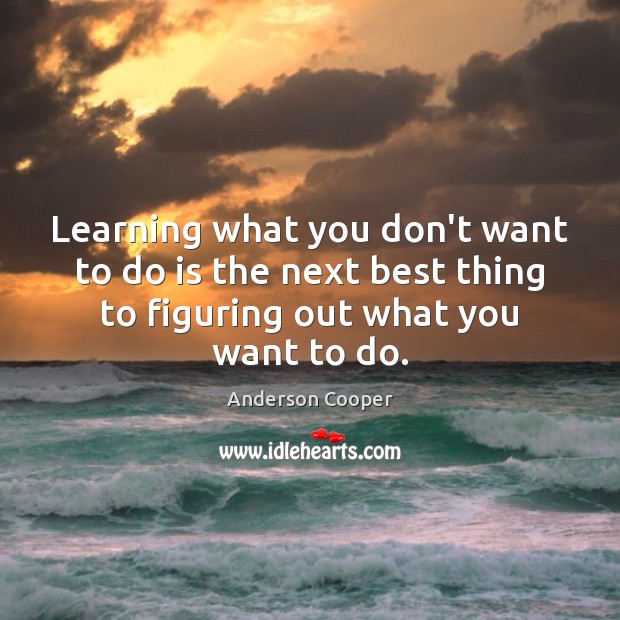 Learning what you don’t want to do is the next best thing Image