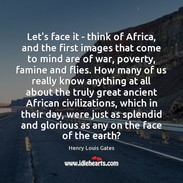 Let’s face it – think of Africa, and the first images that Image