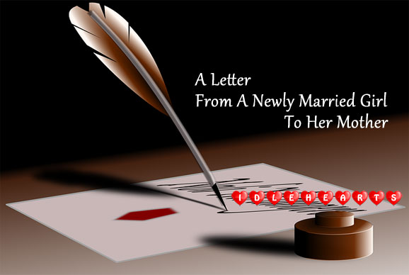 A letter from a newly married girl to her mother Image