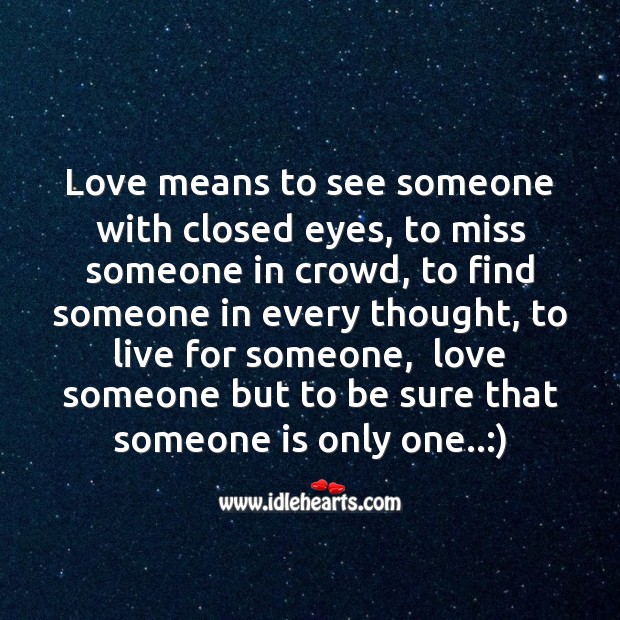 Live for someone Love Messages Image