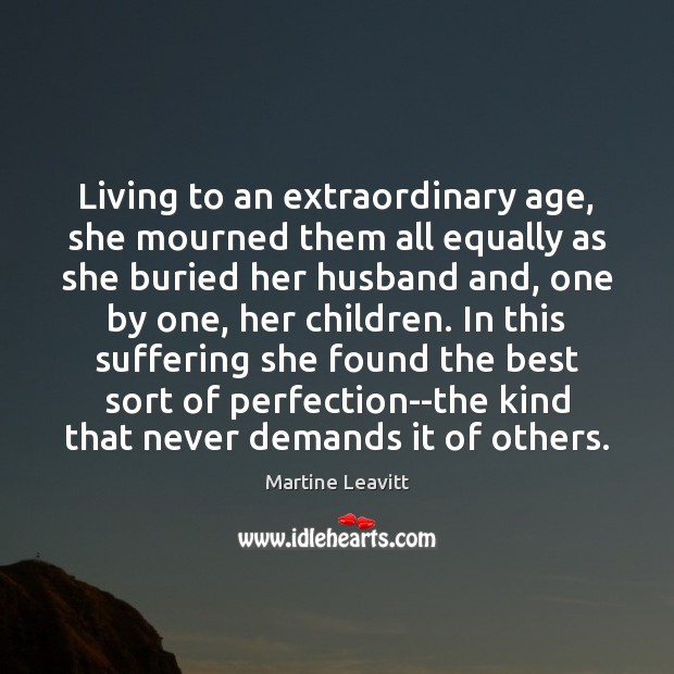 Living to an extraordinary age, she mourned them all equally as she Image