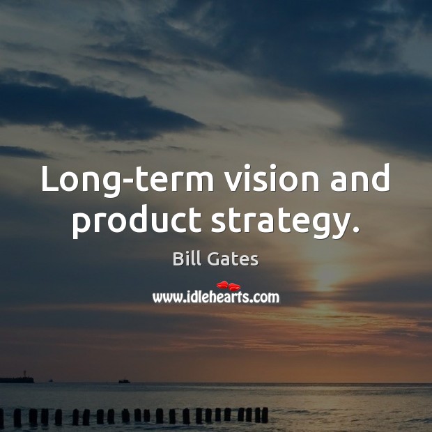 Long-term vision and product strategy. Image