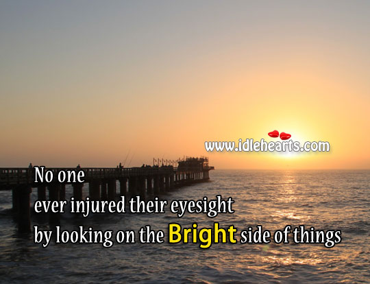 Always look on the bright side of life Image