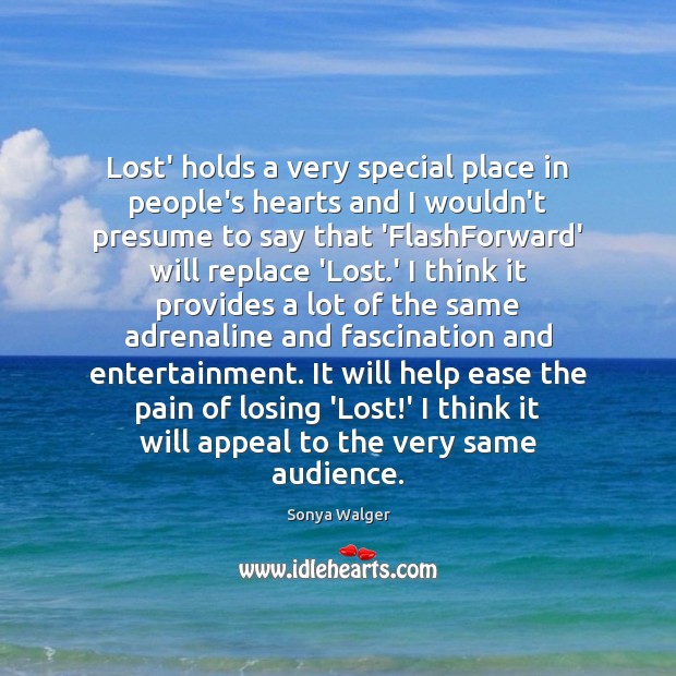 Lost’ holds a very special place in people’s hearts and I wouldn’t Image