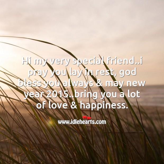 Love & happiness. Happy New Year Messages Image