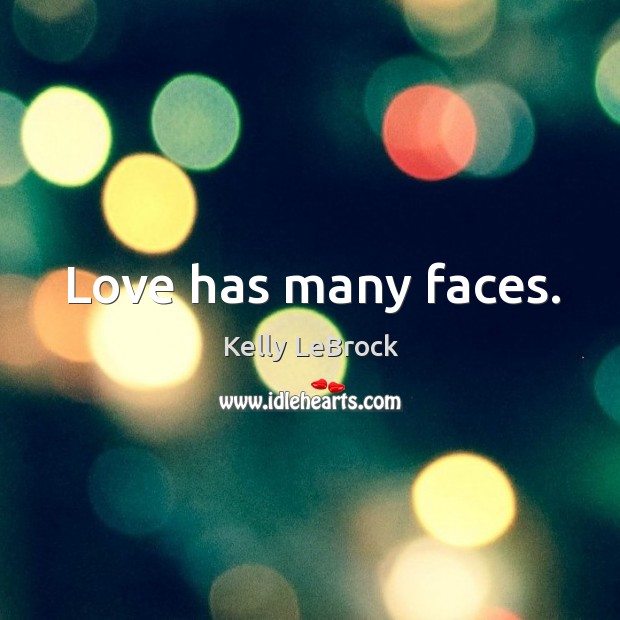 Love has many faces. Image