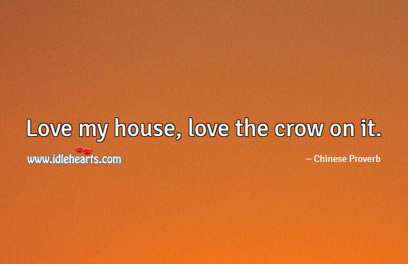 Love my house, love the crow on it. Image