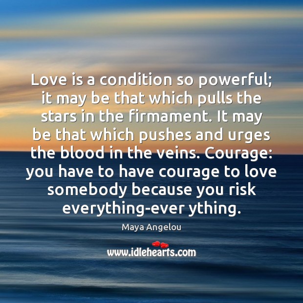 Love is a condition so powerful; it may be that which pulls Image