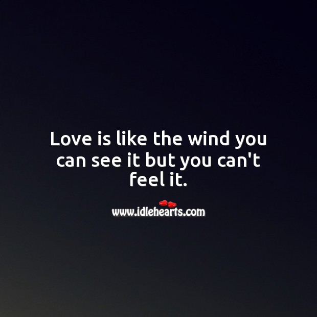 Love is like wind Image