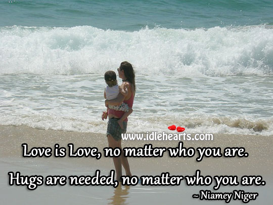 Love is love, no matter who you are. Image