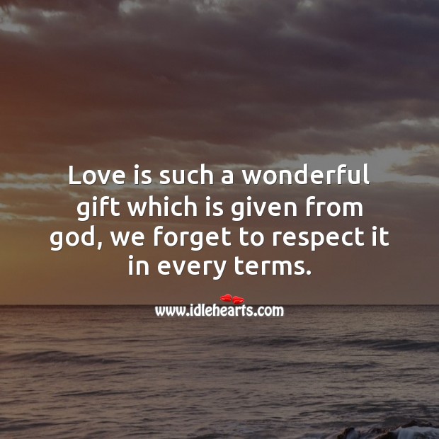 Love is such a wonderful gift Image