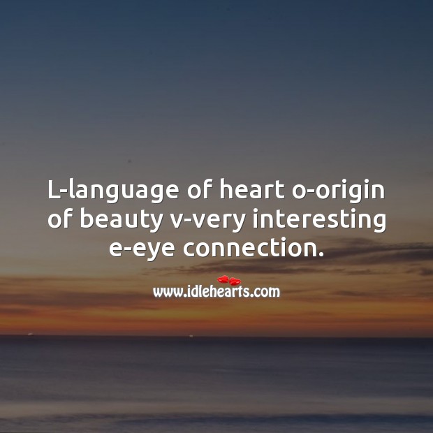 Love language of heart Image
