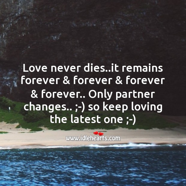 Love never dies Love Messages Image